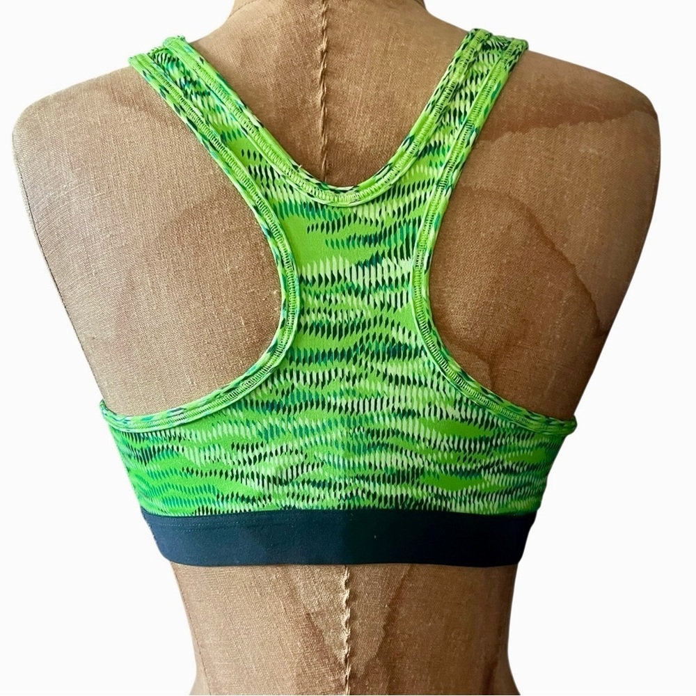 Nike Pro Lime Green Sports Bra EUC M - Picture 4 of 7